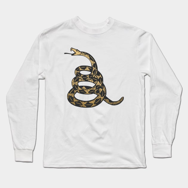 gadsden flag Long Sleeve T-Shirt by psanchez